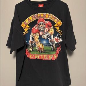 NFL Black T-Shirt with Red Tag